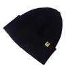 2-Pieces Winter Beanie Hat Face Mask Set Winter Knit Skull Cap Hat Adjustable Face Mask Beanie for Men Women Black view 3