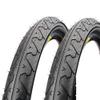 CyclingDeal - 26" x 1.95" Mountain Bike Bicycle Slick Wire Bead Tires for MTB Hybrid Bike Blackwall - Pack of 2 view 1