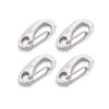 SHONAN 1.93 Inch Flag Clips for Flagpole Rope, Stainless Steel Carabiners Marine Grade, Boat Fender Clips, 4 Pack Spring Snap Hooks for Ropes, Keychain, Dog Leash, 90 Lbs Capacity view 1