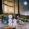 20Pcs Kerosene Lamp Outdoor Camping Lantern Accessories - Dual Head Gas Light with Mesh Drawstring and Pressure Mantles view 4