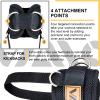 VAIIO Ankle Straps for Cable Machines,Adjustable Comfort fit Neoprene, Reinforce Double D-Ring - Premium Ankle Cuffs to Improve Abdominal Muscles, Lift The Butts, Tone The Legs for Men & Women view 3
