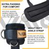 VAIIO Ankle Straps for Cable Machines,Adjustable Comfort fit Neoprene, Reinforce Double D-Ring - Premium Ankle Cuffs to Improve Abdominal Muscles, Lift The Butts, Tone The Legs for Men & Women view 4