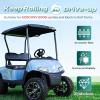 Drive-up Golf Cart Heavy Duty Dual Action Rear Leaf Spring Kit for EZGO RXV 2008-Up, Replaces OEM 604494 view 2