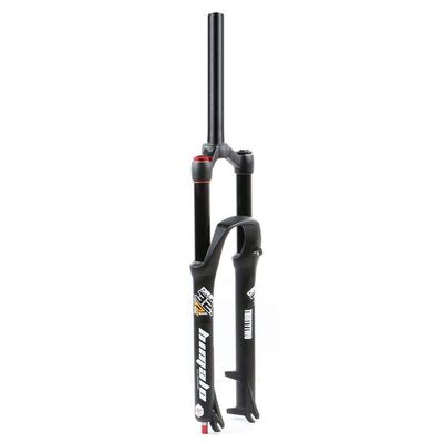 TYYT Magnesium Alloy Bicycle MTB Suspension Fork 26/27.5/29 Inch, 160mm Travel Mountain Bike Air Fork - Black (Color : Straight Manual Lockout, Size : 29 inch)