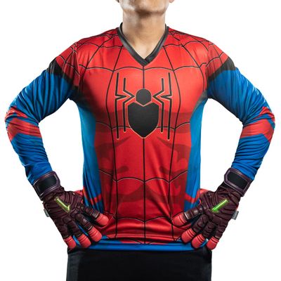 Geko Sports Red Widow II Goalkeeper Jersey (Red/Blue, Youth Large)