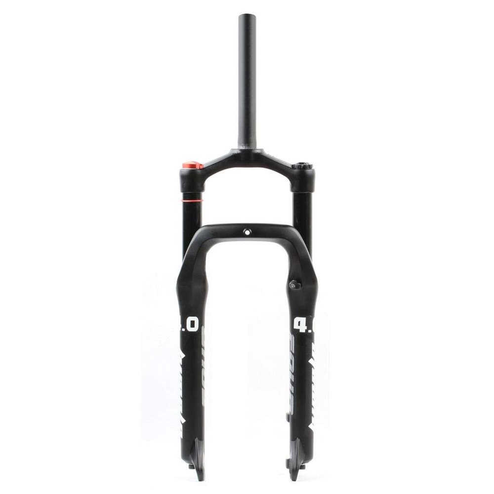 TYYT Snow/Beach Bike Fat Fork 24 Inch Suspension Forks, Air Shock Absorber Aluminum Alloy for 24x4.0 Tire