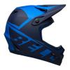 BELL Transfer Adult Full Face Bike Helmet - Matte Blue/Dark Blue (2023), X-Large (59-61 cm) view 3