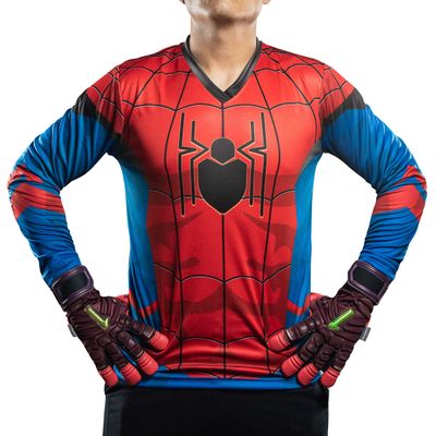 Geko Sports Red Widow II Goalkeeper Jersey (Red/Blue, Youth Extra-Large)