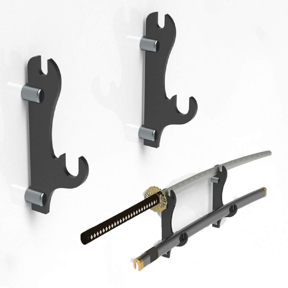 Sword stand, sword hook, acrylic two-layer wall mounted samurai sword stand display stand, support all swords