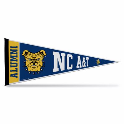Rico Industries NCAA North Carolina A&T Aggies Alumni 12" x 30" Felt Wall Dcor Pennant - Great for Home/Bed Room/Man Cave Dcor
