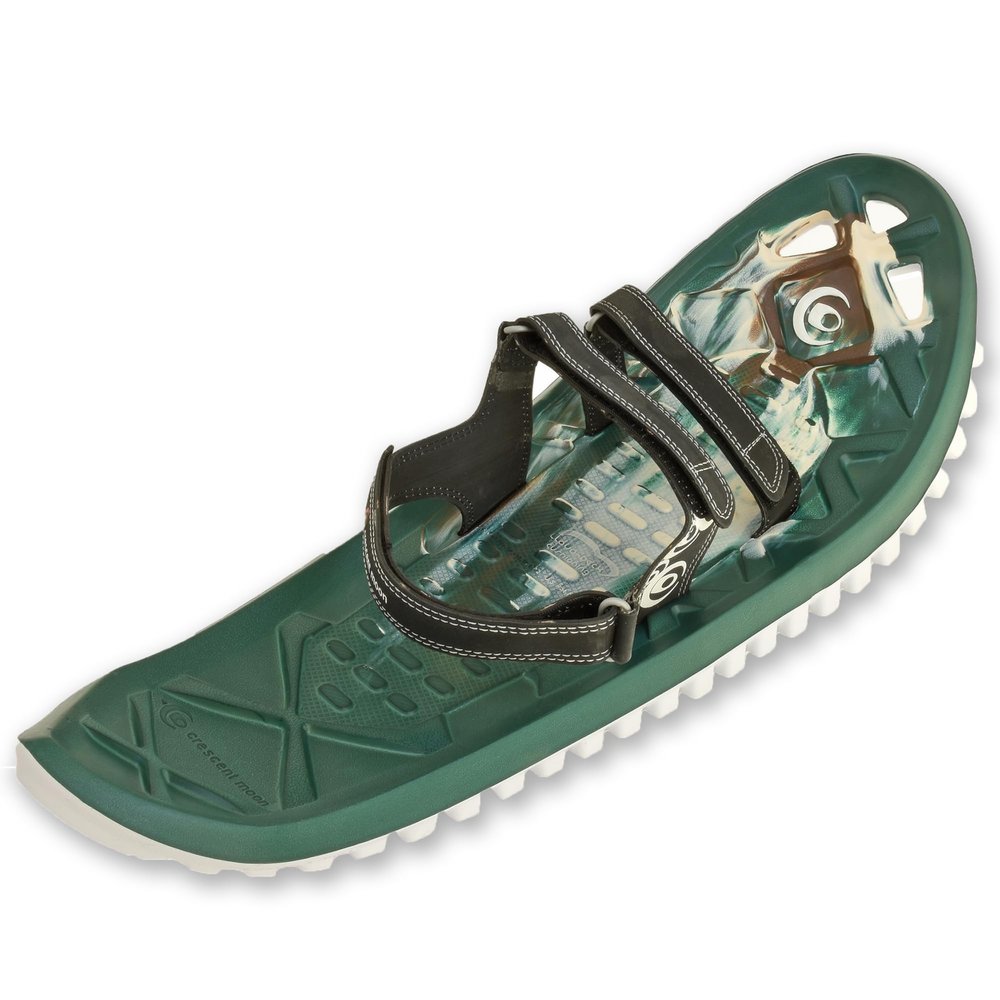 Crescent Moon EVA Unisex Ultralight EVA Foam Snowshoes for Men & Women Adults, for Hiking and Running, with Dual Density Rocker Cloud Deck and Ice Spikes