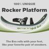 Crescent Moon EVA Unisex Ultralight EVA Foam Snowshoes for Men & Women Adults, for Hiking and Running, with Dual Density Rocker Cloud Deck and Ice Spikes view 3