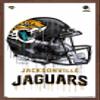 Trends International NFL Jacksonville Jaguars - Drip Helmet 20 Wall Poster, 22.375" x 34", Mahogany Framed Version view 1