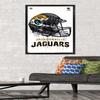 Trends International NFL Jacksonville Jaguars - Drip Helmet 20 Wall Poster, 22.375" x 34", Black Framed Version view 2