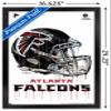 Trends International NFL Atlanta Falcons - Drip Helmet 20 Wall Poster, 14.725" x 22.375", Black Framed Version view 3