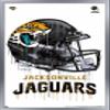 Trends International NFL Jacksonville Jaguars - Drip Helmet 20 Wall Poster, 22.375" x 34", Silver Framed Version view 1