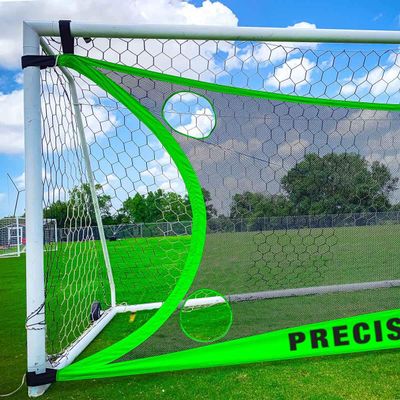Soccer Innovations 8'x24' Precision PK-Pro II Sniper's Target Goal Net, Green