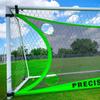 Soccer Innovations 8'x24' Precision PK-Pro II Sniper's Target Goal Net, Green view 1
