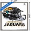 Trends International NFL Jacksonville Jaguars - Drip Helmet 20 Wall Poster, 22.375" x 34", Barnwood Framed Version view 3