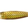 6pcs Fish WOW! 3oz Gold Silver Laser Tape Spoon jig Metal Chrome Fishing jigs with a 3X Strong Mustad Treble Hook 2/0 view 3