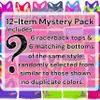 ToBeInStyle Girls' Pack of 6 Random Print Assortment Racerback and Bottom Sets (12 Pieces) - L view 2
