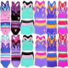 ToBeInStyle Girls' Pack of 6 Random Print Assortment Racerback and Bottom Sets (12 Pieces) - L view 3