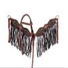 Showman Pony Hand Painted Arrow Design Headstall and Breast Collar Set. view 1