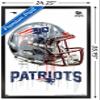 Trends International NFL New England Patriots - Drip Helmet 20 Wall Poster, 22.375" x 34", Black Framed Version view 3