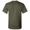 Huge Hanging Headphones T-Shirt DJ Music Tee Shirt Military Green Small view 3