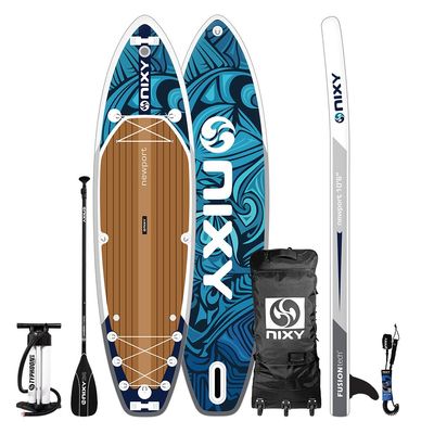 NIXY Newport G5 Inflatable Paddle Board | High-Performance, Durable, and Lightweight SUP for All Skill Levels with Welded Seams and 300 lbs. Capacity. (Exuma)