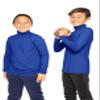 Boy's Oh So Soft Turtleneck Royal Blue X-Large view 2