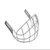 Wargate Hockey Lower Face Shield Cage (Adult Hockey Helmet Visor & Mask Accessory) view 1
