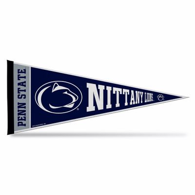 Rico Industries NCAA Penn State Nittany Lions - PSU Exclusive 12" x 30" Felt Wall Dcor Pennant - Great for Home/Bed Room/Man Cave Dcor