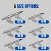 MarineNow Marine Heavy Duty Hollow Base Cleat 316 Stainless Steel Herrishoff Style (4", 06-Pack) view 2