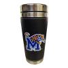 Boelter NCAA Memphis Tigers Leather Wrap Stainless Steel Travel Tumbler view 1