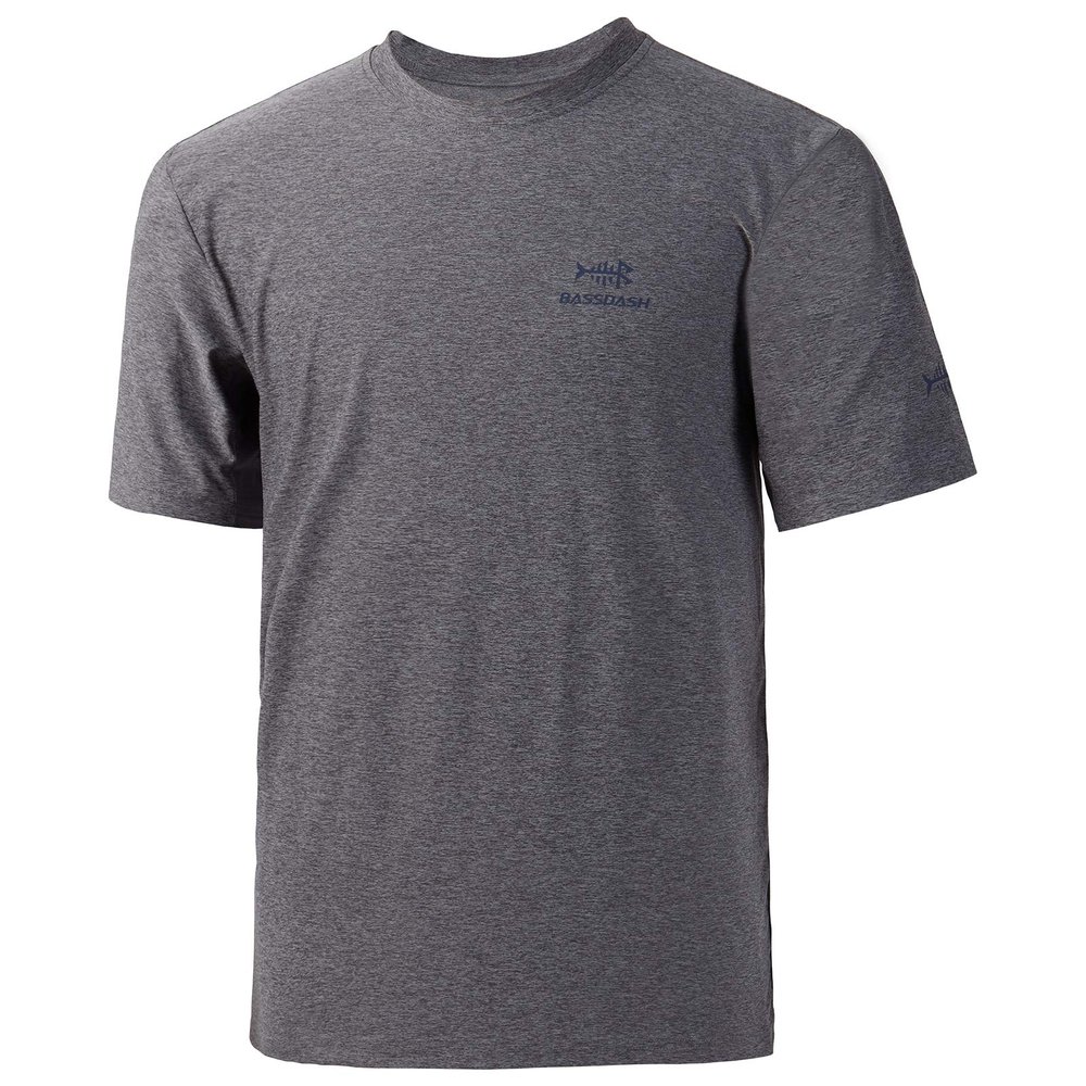 BASSDASH Mens UPF 50+ Sun Protection Fishing Shirt Short Sleeve UV T-Shirt