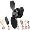 13 1/4 x17 Upgrade Boat Propeller 48-77344A45 for Mercury Outboard Motors 60 75 80 90 100 115 125 HP,15 Spline Tooth,Hub Kits Included, RH view 3