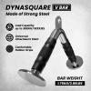 DYNASQUARE Tricep Press Down Cable Machine Attachment, Body Building, LAT Pulldown Attachments, Home Gym Accessories, Double D Handle, V Bar, Tricep Rope, Pull Down Bar view 4