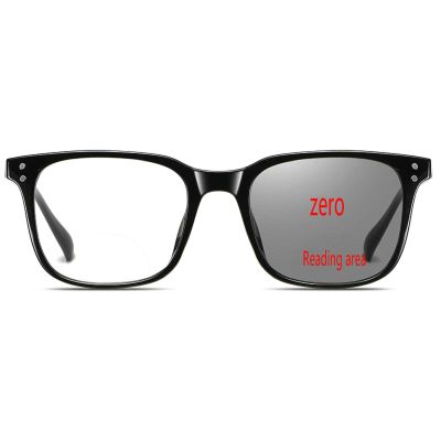 Bifocal Photochromic Reading Glasses Transition Rectangular For Men Women UV400 Sunglasses Readers Anti-UV and anti-glare with box (black, 1.0)
