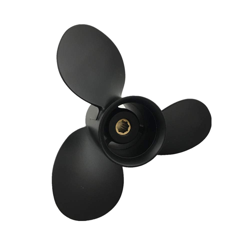 CAPTAIN Propeller 9x9 Fit Mercury Outboard Engine 6hp 8hp 9.9hp 10hp 15hp 8 Tooth Spline 48-828156A12