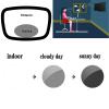 willochra Photochromism Gray Bifocal Reading Glasses +1.25 Strength Men Women Lightweight Square Frame Transition Readers Eyeglasses (black, 2.25) view 2