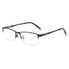 willochra Photochromism Gray Bifocal Reading Glasses +1.25 Strength Men Women Lightweight Square Frame Transition Readers Eyeglasses (black, 2.25) view 4