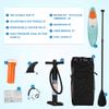 Vilobos Inflatable Stand Up Paddle Board W SUP Accessories & Backpack Leash Double Action Hand Pump Repair Kit for Youth & Adult (Blue-1, 10) view 2