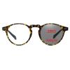 Bifocal Reading Glasses, Photochromic black Sunglasses, Vintage Transition Photochromic round Magnification Presbyopia UV400 (leopard, 4.0) view 1