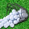 10L0L 2 Pack Metal Range Golf Ball Baskets with Handle, Golf Ball Storage Bucket, Holds 50 Balls Each (Balls Not Included) view 4