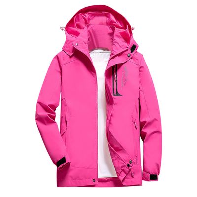 JOMLUN Women's Outdoor Jacket Raincoat Waterpoof Jacket Sport ZipperCoat Winter