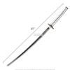 38 Munetoshi Unsharpened Steel LARP Cosplay Anime Giyu Tomioka Demon Sword w/Scabbard Costumes view 3