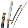 38 Munetoshi Unsharpened Steel LARP Cosplay Anime Shinobu Kocho Demon Sword w/Scabbard Costumes view 1