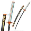 38 Munetoshi Unsharpened Steel LARP Cosplay Anime Shinobu Kocho Demon Sword w/Scabbard Costumes view 2