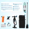 Vilobos Stand Up Paddle Board, Inflatable Paddle Board with SUP Accessories, Backpack, Leash, Double Action Hand Pump & Repair Kit, Large Size Suitable for Youth & Adults (Blue-2, 10ft) view 2